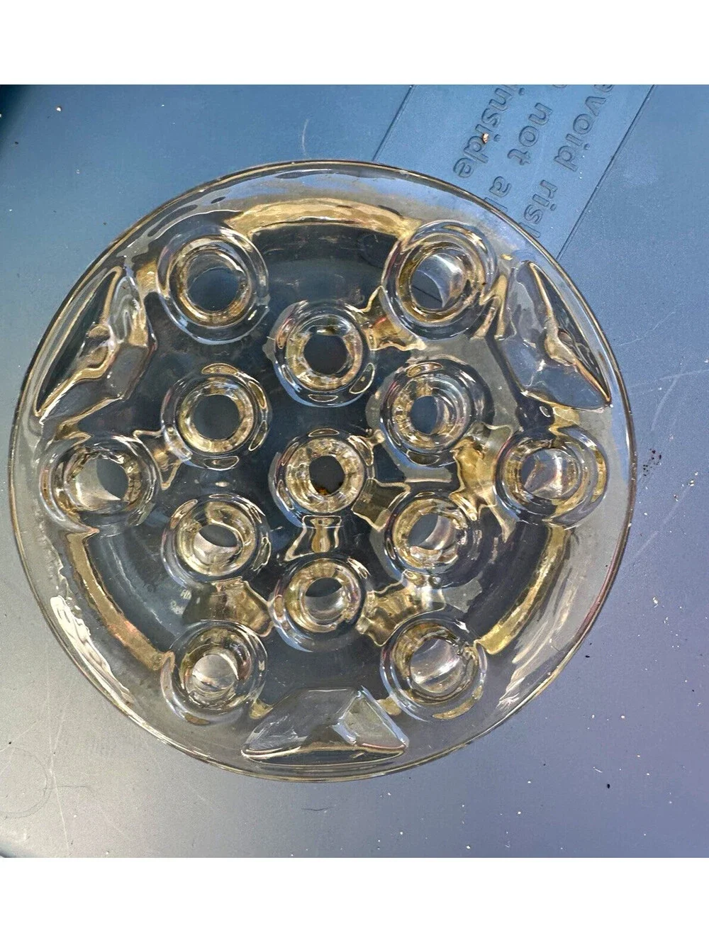 Clear Glass Flower Frog Floral Arrangement Stem Holder for Flower Arranging